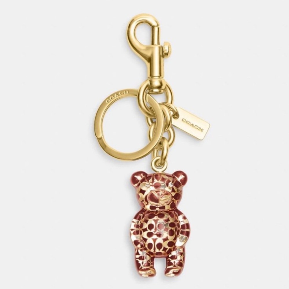 Coach Bear Bag Charm/Keychain  ♥️